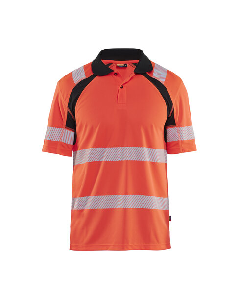 Polo High VisHigh Vis Rot/Schwarz