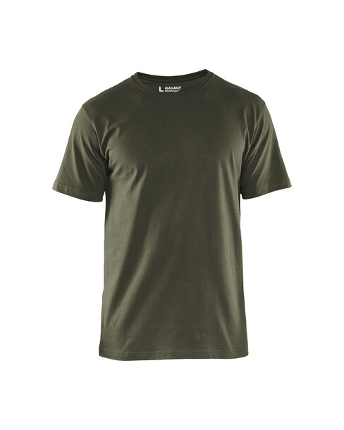 T-SHIRT IM MULTIPACK Armygrün