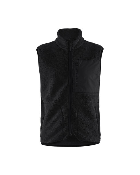 Pile Weste Schwarz