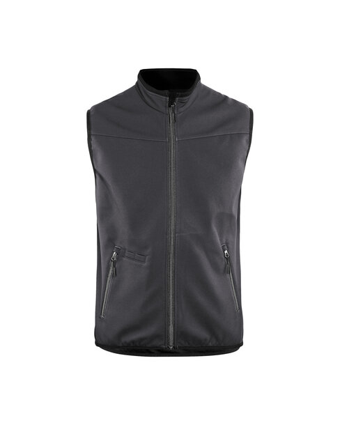Softshell Weste Mittelgrau/Schwarz