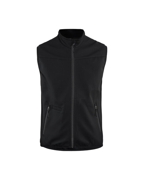 Softshell Weste Schwarz/Dunkelgrau