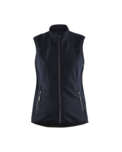 Damen Softshell Weste Dunkel Marineblau/Schwarz