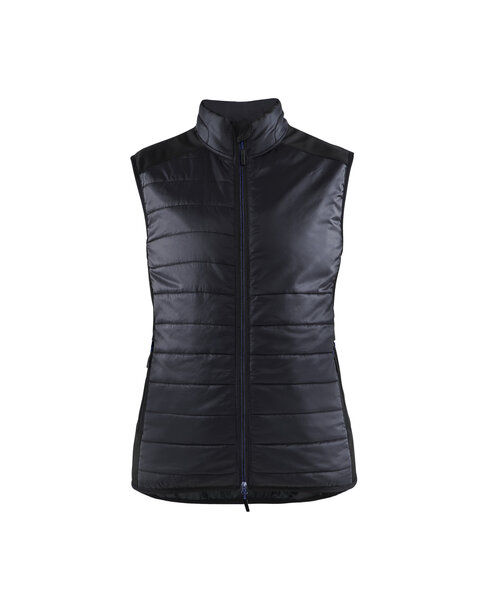 Damen Weste warm gefüttert Schwarz/Dunkel Marineblau
