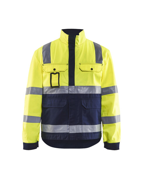 High Vis Jacke High Vis Gelb/Marineblau