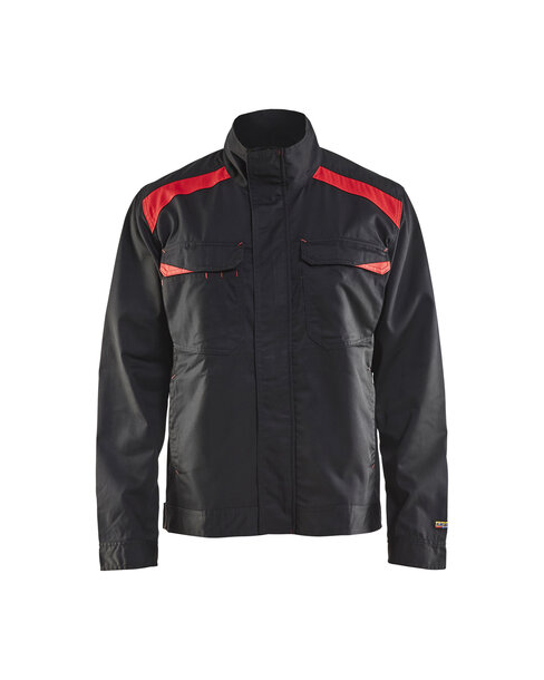 Bundjacke Industrie Schwarz/Rot