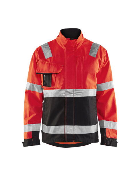 High Vis Jacke High Vis Rot/Schwarz