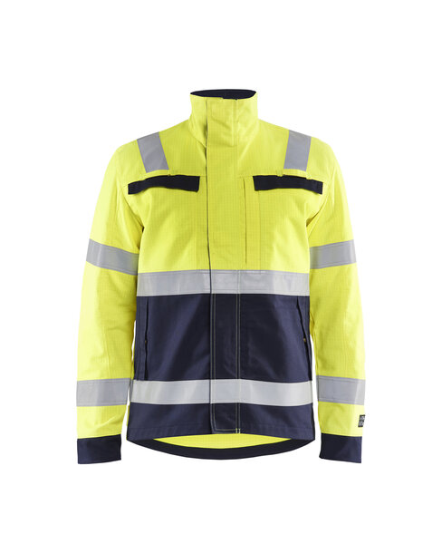 Multinorm Jacke High Vis Gelb/Marineblau