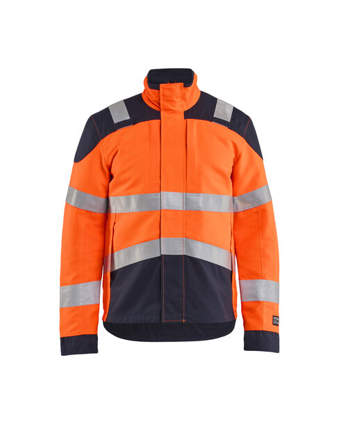 Multinorm Jacke Inhärent High Vis Orange/Marineblau
