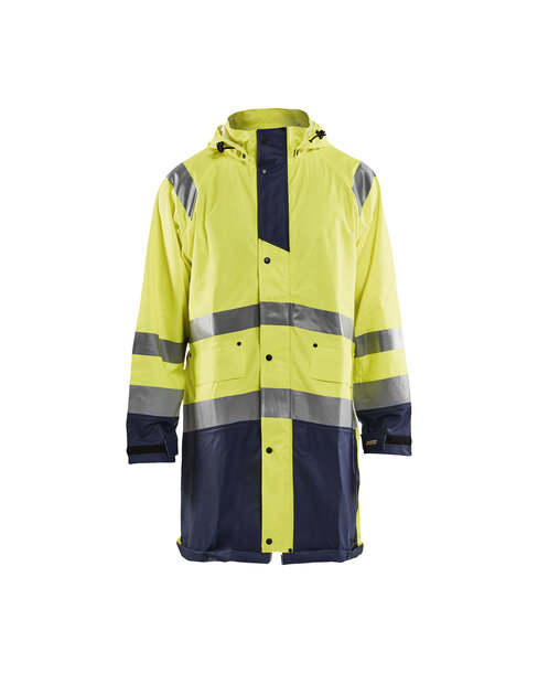 High Vis Regenjacke Level 1 High Vis Gelb/Marineblau