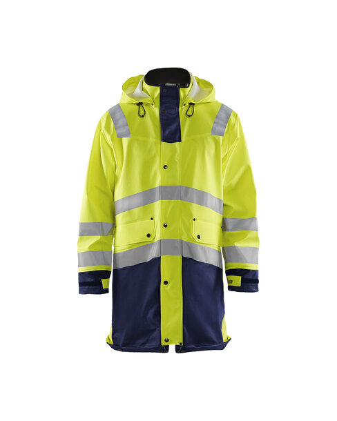 High Vis Regenmantel Level 3 High Vis Gelb/Marineblau