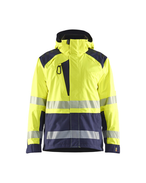 High Vis Shell Jacke High Vis Gelb/Marineblau