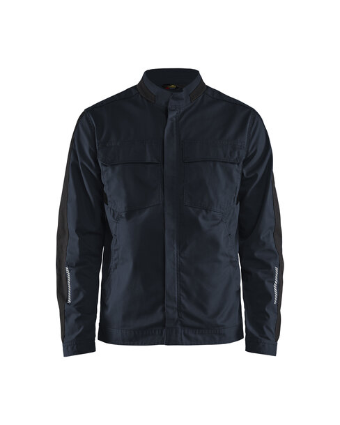 Industrie Jacke Stretch Dunkel Marineblau/Schwarz
