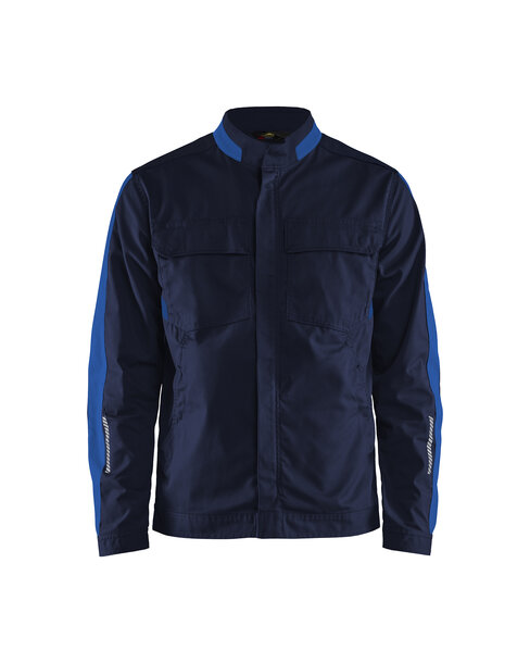 Industrie Jacke Stretch Marineblau/Kornblau