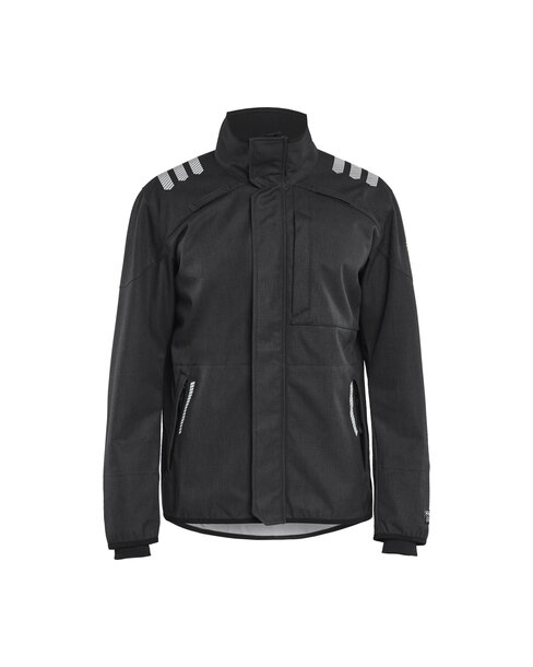 Multinorm Softshell Jacke Schwarz