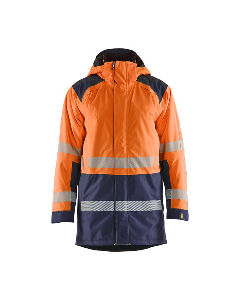 High Vis Winterparka High Vis Orange/Marineblau