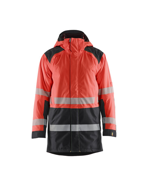 High Vis Winterparka High Vis Rot/Schwarz