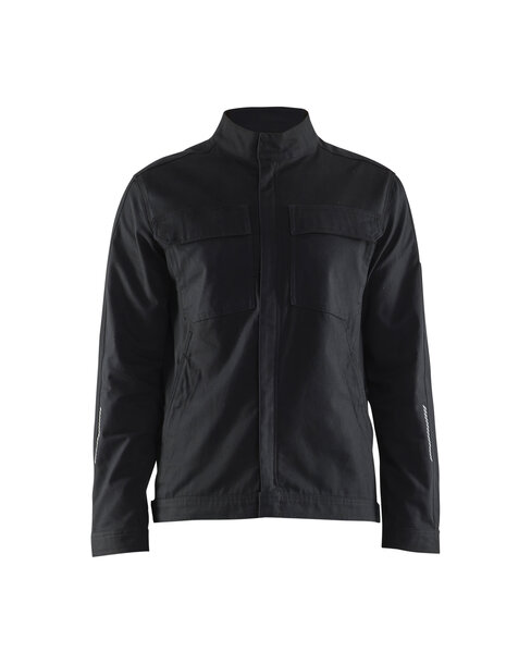 Industrie Jacke Stretch Schwarz