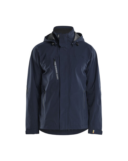 Shell Jacke Stretch Dunkel Marineblau/Schwarz