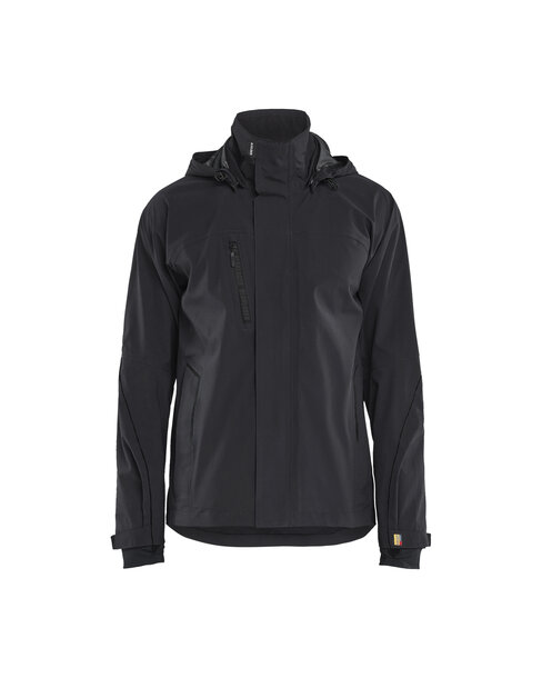 Shell Jacke Stretch Schwarz/Schwarz