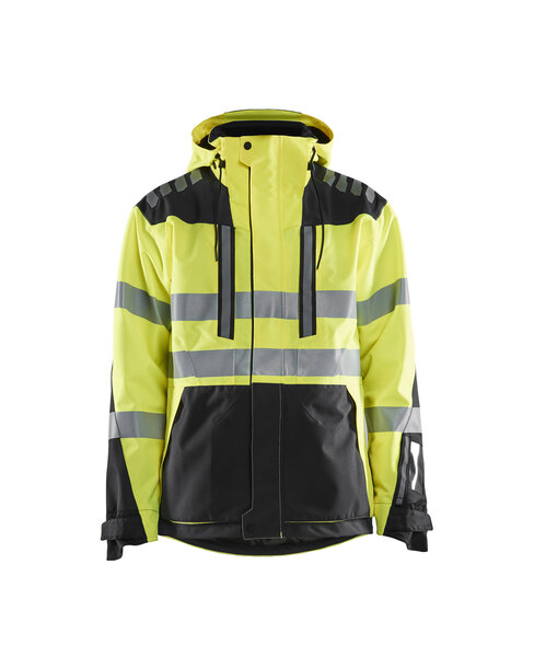 High Vis Shell Jacke High Vis Gelb/Schwarz