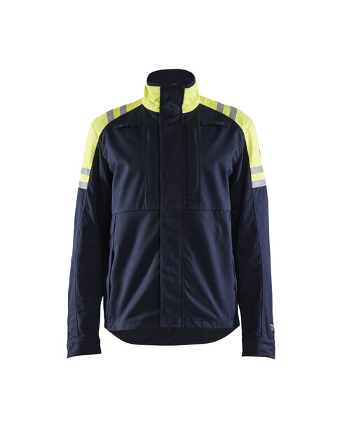 Arbeitsjacke Inhärent Stahl Marineblau/ High Vis Gelb