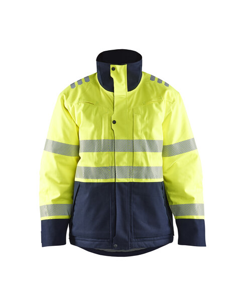 Multinorm Winterjacke High Vis Gelb/Marineblau