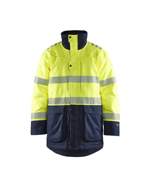 Multinorm Winter Parka High Vis Gelb/Marineblau