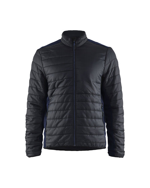 Jacke warm gefüttert Schwarz/Dunkel Marineblau
