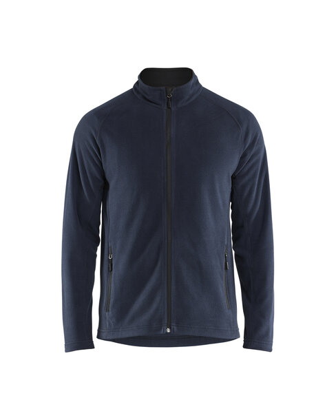 Microfleece Jacke Dunkel Marineblau