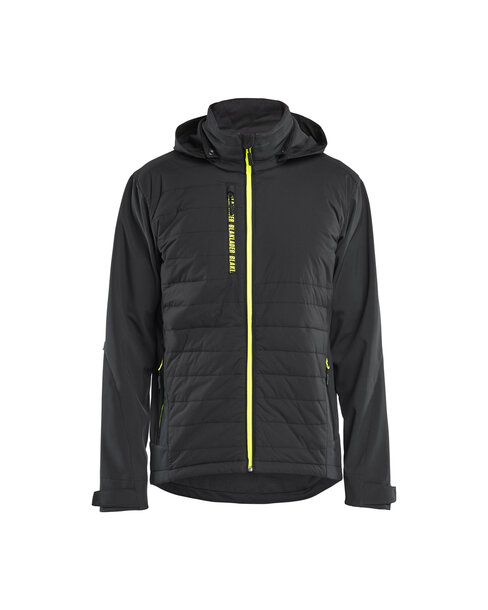Hybrid Jacke Schwarz/Gelb