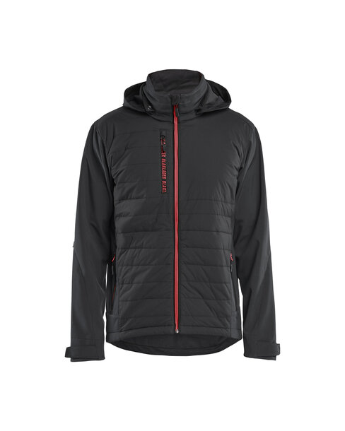 Hybrid Jacke Schwarz/Rot