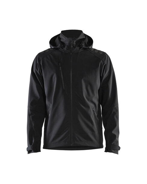 Softshell Jacke Schwarz/Schwarz