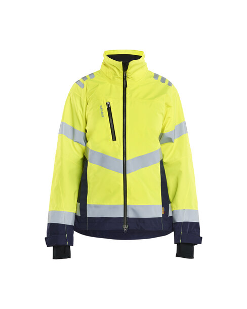 Damen Shell Jacke High Vis High Vis Gelb/Marineblau