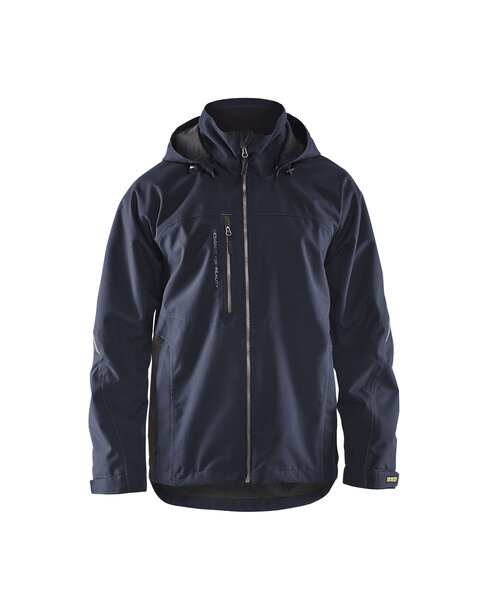 Shell Jacke Dunkel Marineblau/Schwarz