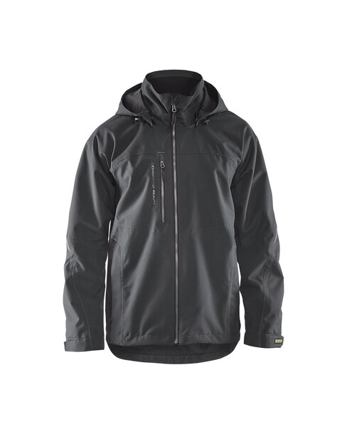 Shell Jacke Dunkelgrau/Schwarz