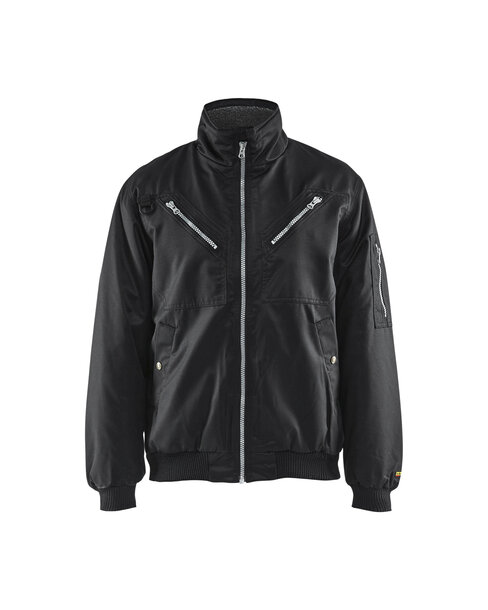 Winter Pilot Jacke Schwarz