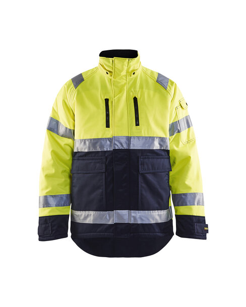 High Vis Winterjacke High Vis Gelb/Marineblau