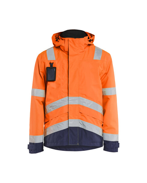 High Vis Funktionsjacke High Vis Orange/Marineblau