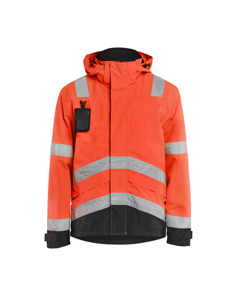 High Vis Funktionsjacke High Vis Rot/Schwarz