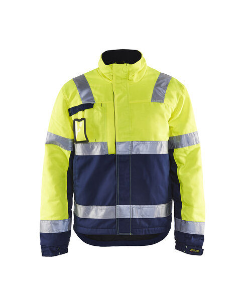 Winterjacke High Vis Gelb/Marineblau