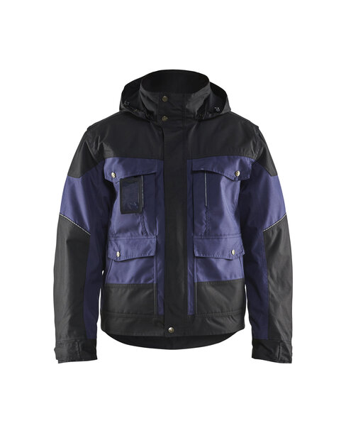 Winterjacke Marineblau/Schwarz