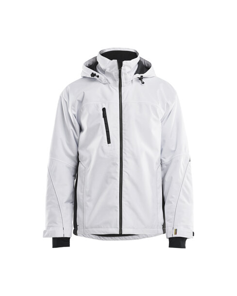 Leichte, gefütterte Winterjacke Weiß/Dunkelgrau