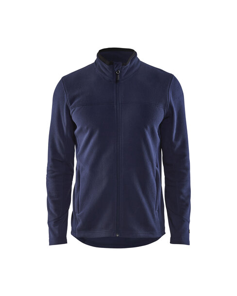 Microfleece Jacke Marineblau