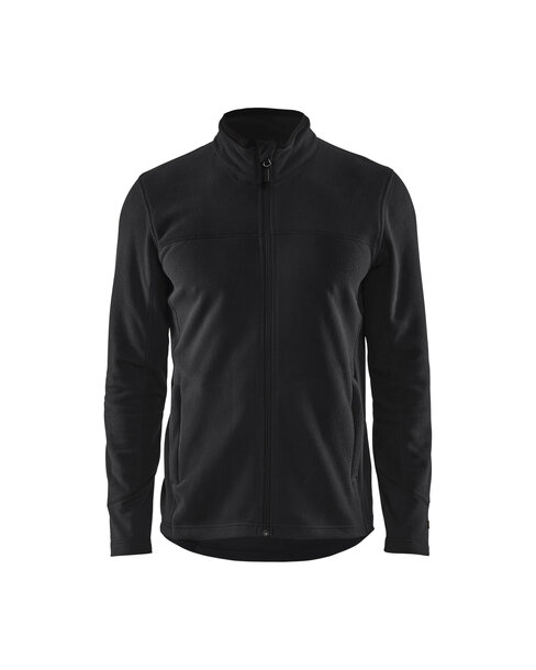 Microfleece Jacke Schwarz