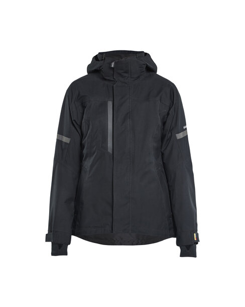 Damen Shell Jacke Schwarz