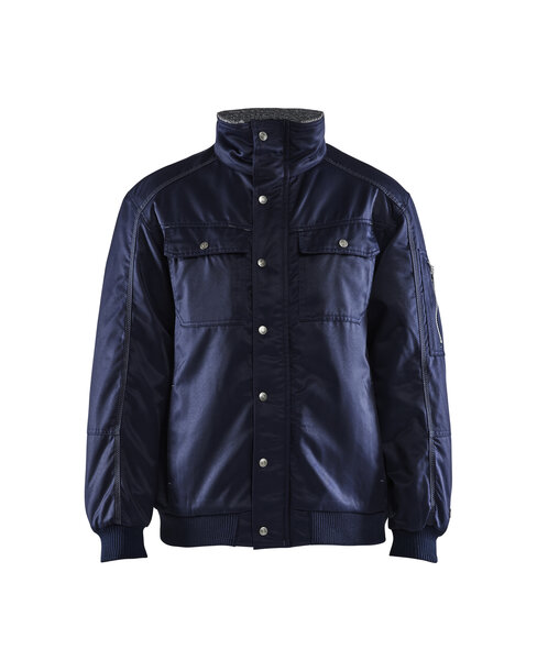 Winter Pilot Jacke Marineblau