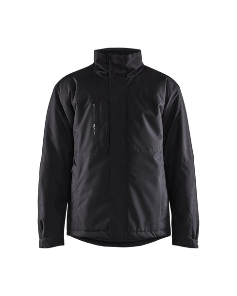 Winterjacke Schwarz/Dunkelgrau