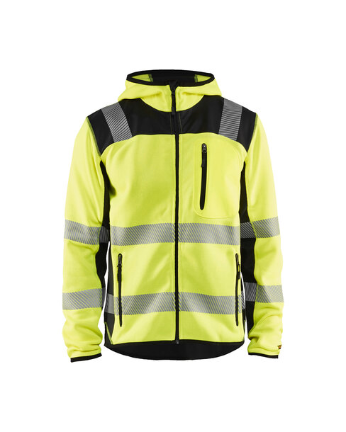 High Vis Strickjacke High Vis Gelb/Schwarz