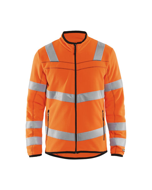 High Vis Microfleece Jacke High Vis Orange