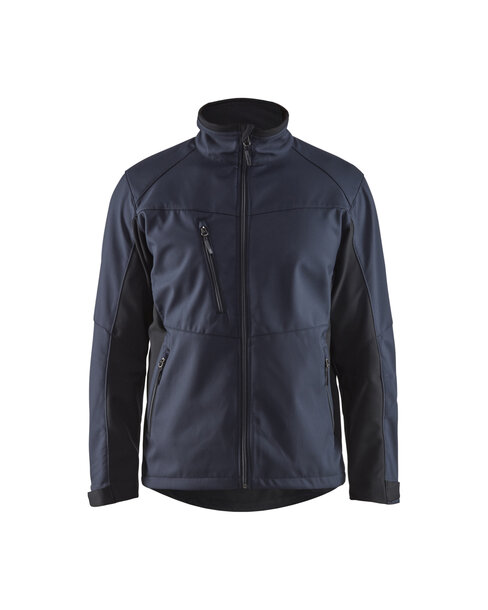 Softshell Jacke Dunkel Marineblau/Schwarz